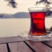 tea, cup, mug, glass, drink, beverage, glassware, tea cup, nature, outdoors, wooden table, tea, tea, tea, tea, tea